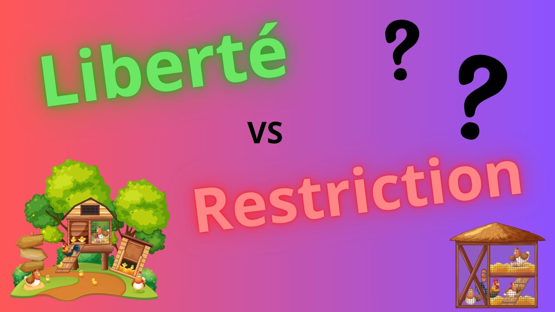 liberté VS restriction